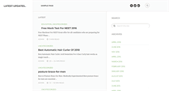 Desktop Screenshot of latestupdates.org